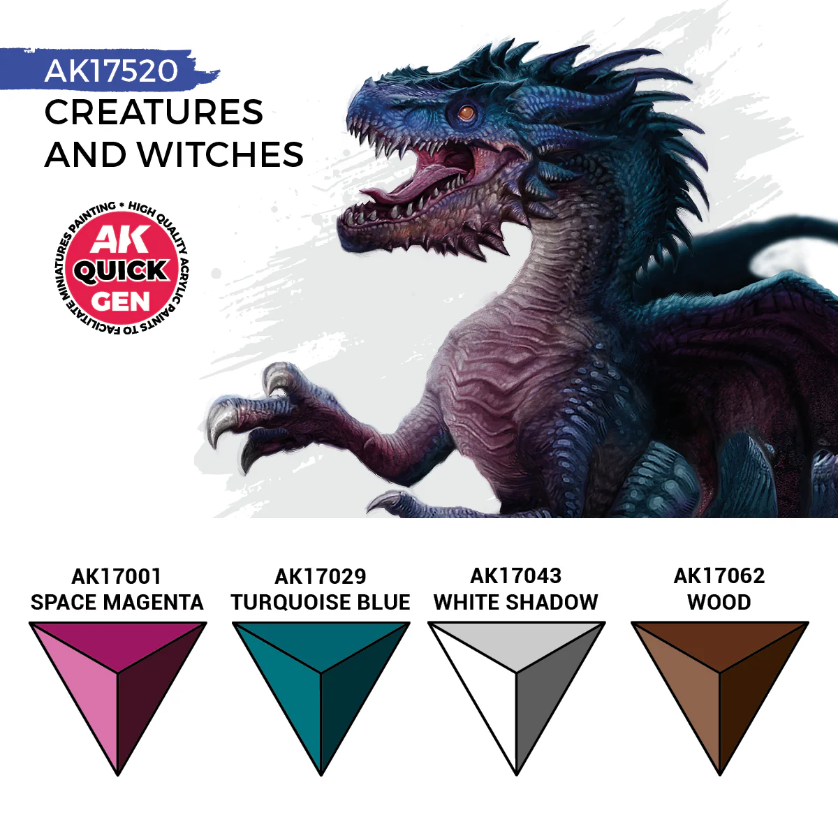 AK Interactive Quick Gen - Creatures And Witches (Set) - Image 3
