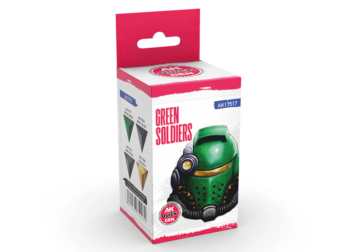 AK Interactive Quick Gen - Green Soldiers (Set)