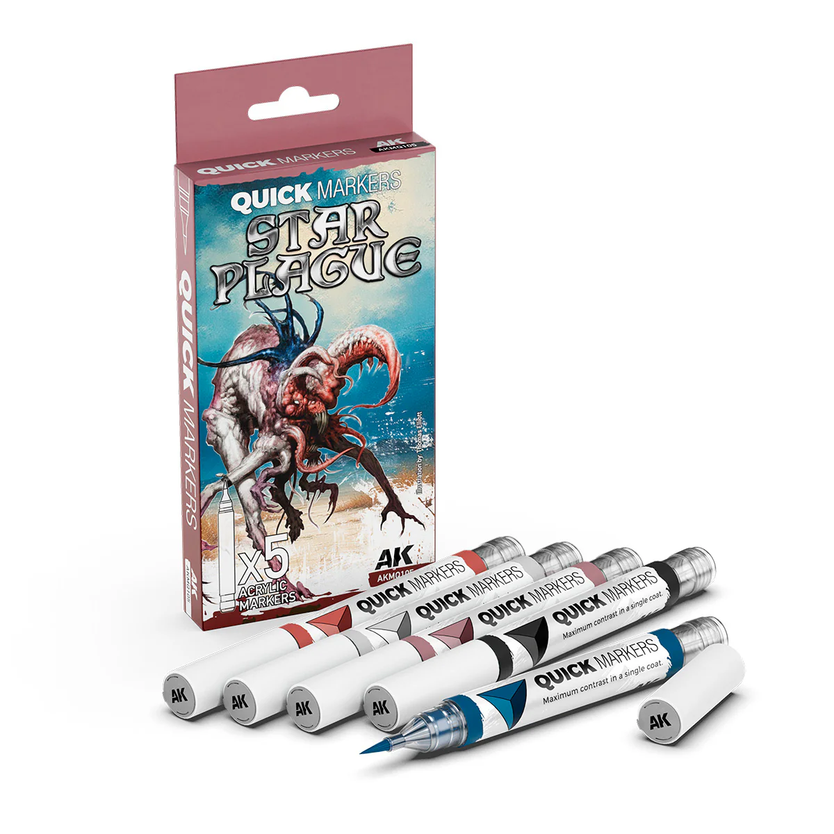 AK Interactive Star Plague Quick Markers Set