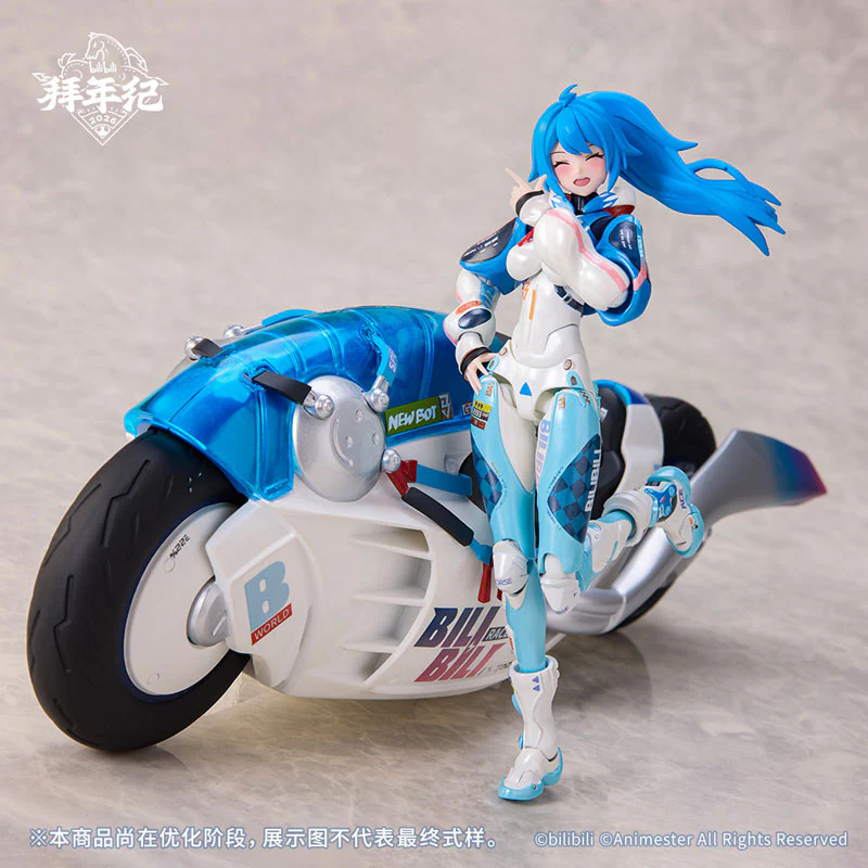 2233 Speed Slipstream Bilibili 22 (Bainianji Motorcycle Ver.) 1/12 Scale Action Figure Set - Image 14