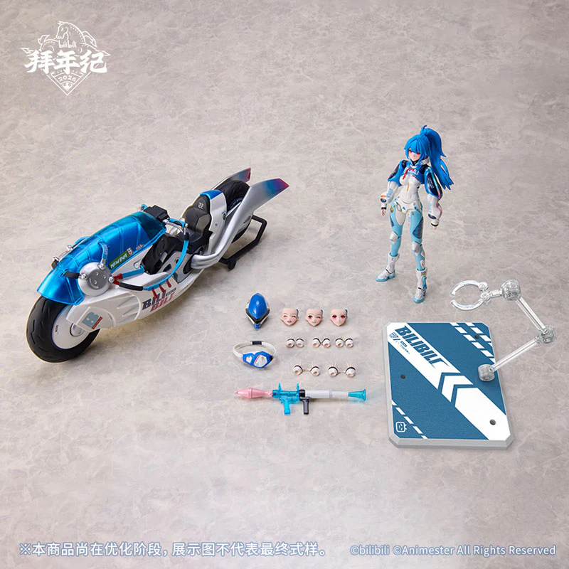 2233 Speed Slipstream Bilibili 22 (Bainianji Motorcycle Ver.) 1/12 Scale Action Figure Set - Image 15
