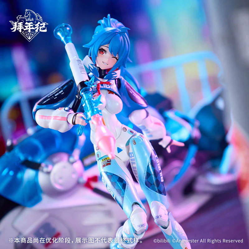 2233 Speed Slipstream Bilibili 22 (Bainianji Motorcycle Ver.) 1/12 Scale Action Figure Set - Image 18