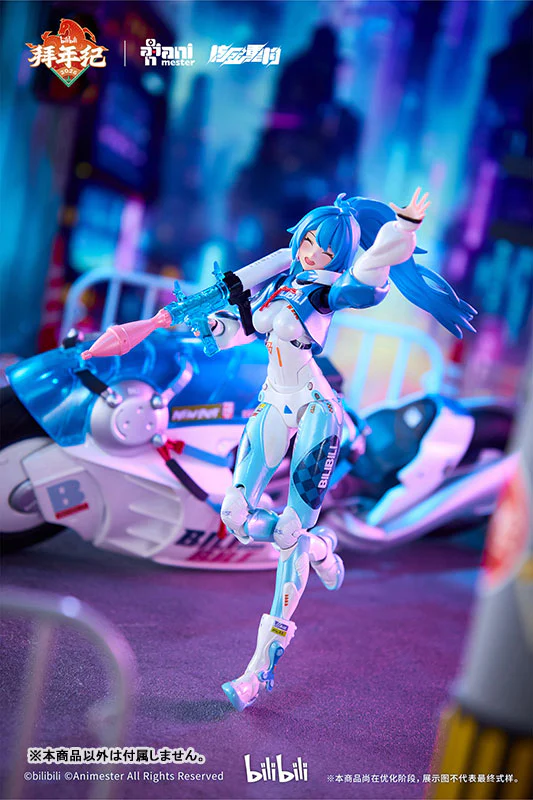 2233 Speed Slipstream Bilibili 22 (Bainianji Motorcycle Ver.) 1/12 Scale Action Figure Set - Image 3