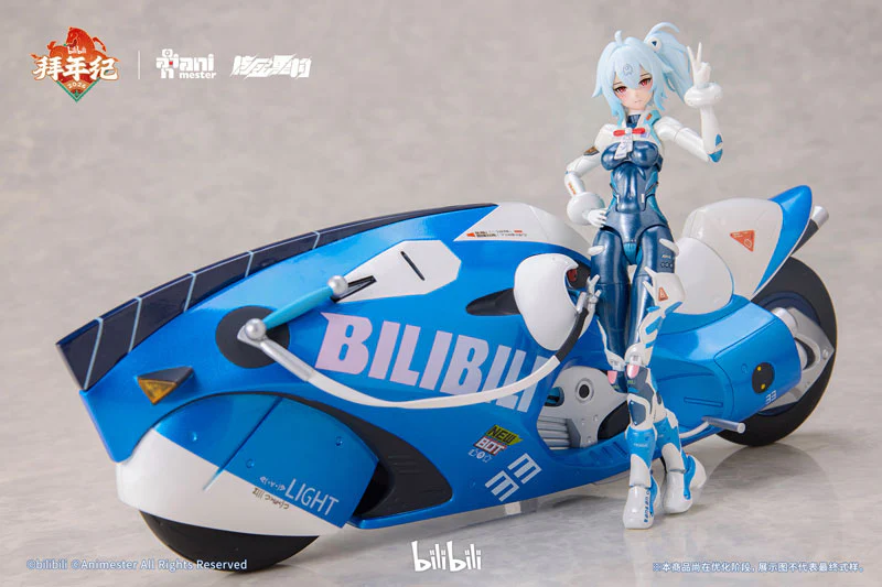 2233 Speed Slipstream Bilibili 33 (Bainianji Motorcycle Ver.) 1/12 Scale Action Figure Set - Image 9