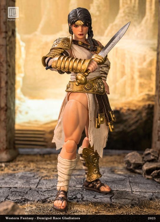 DEMIGOD Race Gladiators Divine Realm War Hero Series Akilias 1/12 Scale Action Figure (With Bonus) - Image 4