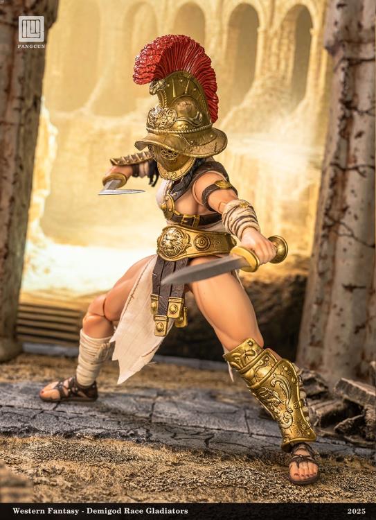 DEMIGOD Race Gladiators Divine Realm War Hero Series Akilias 1/12 Scale Action Figure (With Bonus) - Image 7