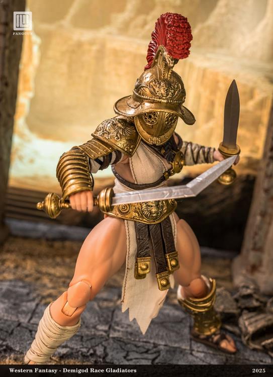DEMIGOD Race Gladiators Divine Realm War Hero Series Akilias 1/12 Scale Action Figure (With Bonus) - Image 8