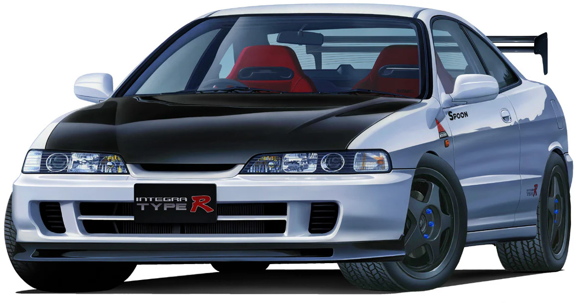 Fujimi 1/24 Spoon Integra Type R (DC2) (w/GT W Wing)
