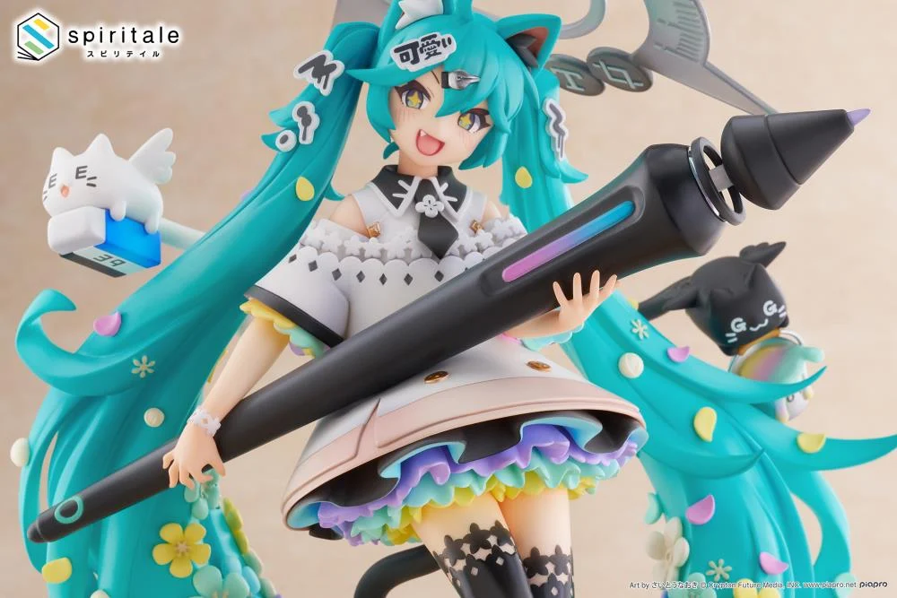Hatsune Miku x Naoki Saito Spiritale My Figure Making! (The Painter Ver.) 1/7 Scale Figure - Image 20