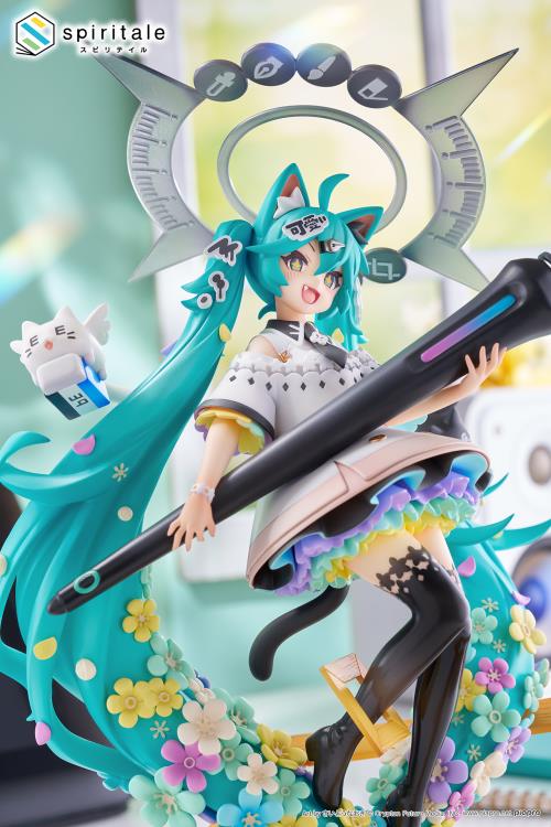 Hatsune Miku x Naoki Saito Spiritale My Figure Making! (The Painter Ver.) 1/7 Scale Figure - Image 4
