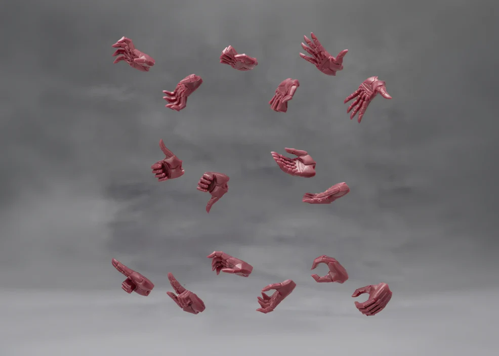 Megalomaria Unlimited Universe M.S.G. EX Hand Unit (Male Type A) (Red Ver.)
