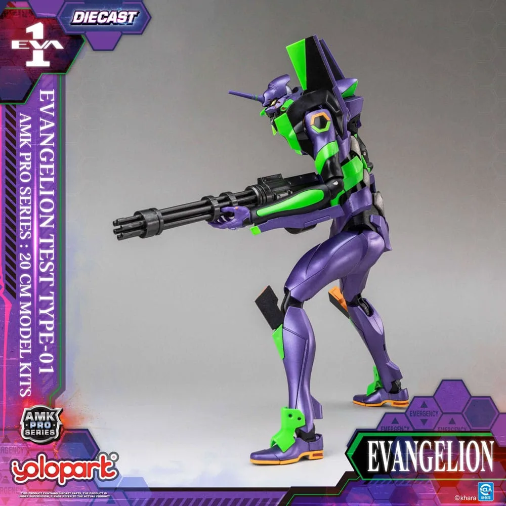 Neon Genesis Evangelion AMK Pro Series Plastic Model Kit Eva-01 Test Type - Image 11