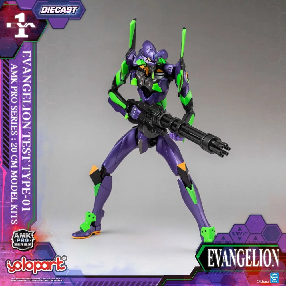 Neon Genesis Evangelion AMK Pro Series Plastic Model Kit Eva-01 Test Type - Image 14