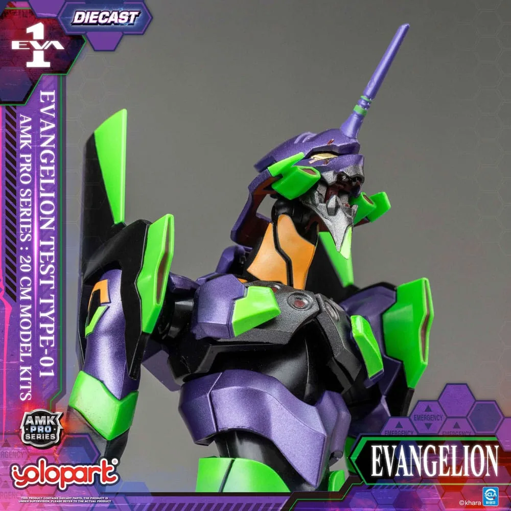 Neon Genesis Evangelion AMK Pro Series Plastic Model Kit Eva-01 Test Type - Image 15