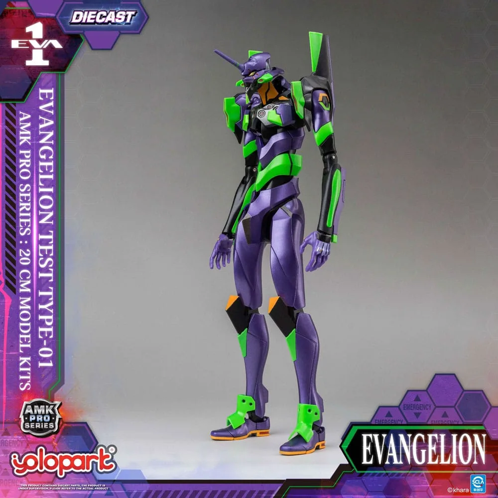 Neon Genesis Evangelion AMK Pro Series Plastic Model Kit Eva-01 Test Type - Image 4