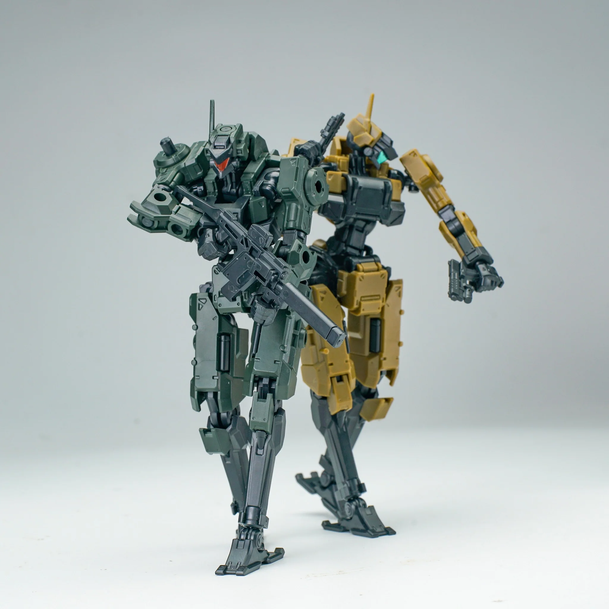 Sheik Mainland 3MIN Project-A 1/18 Fenrir A2 Standard Type Model Kit Green Pack Of 2 - Image 2