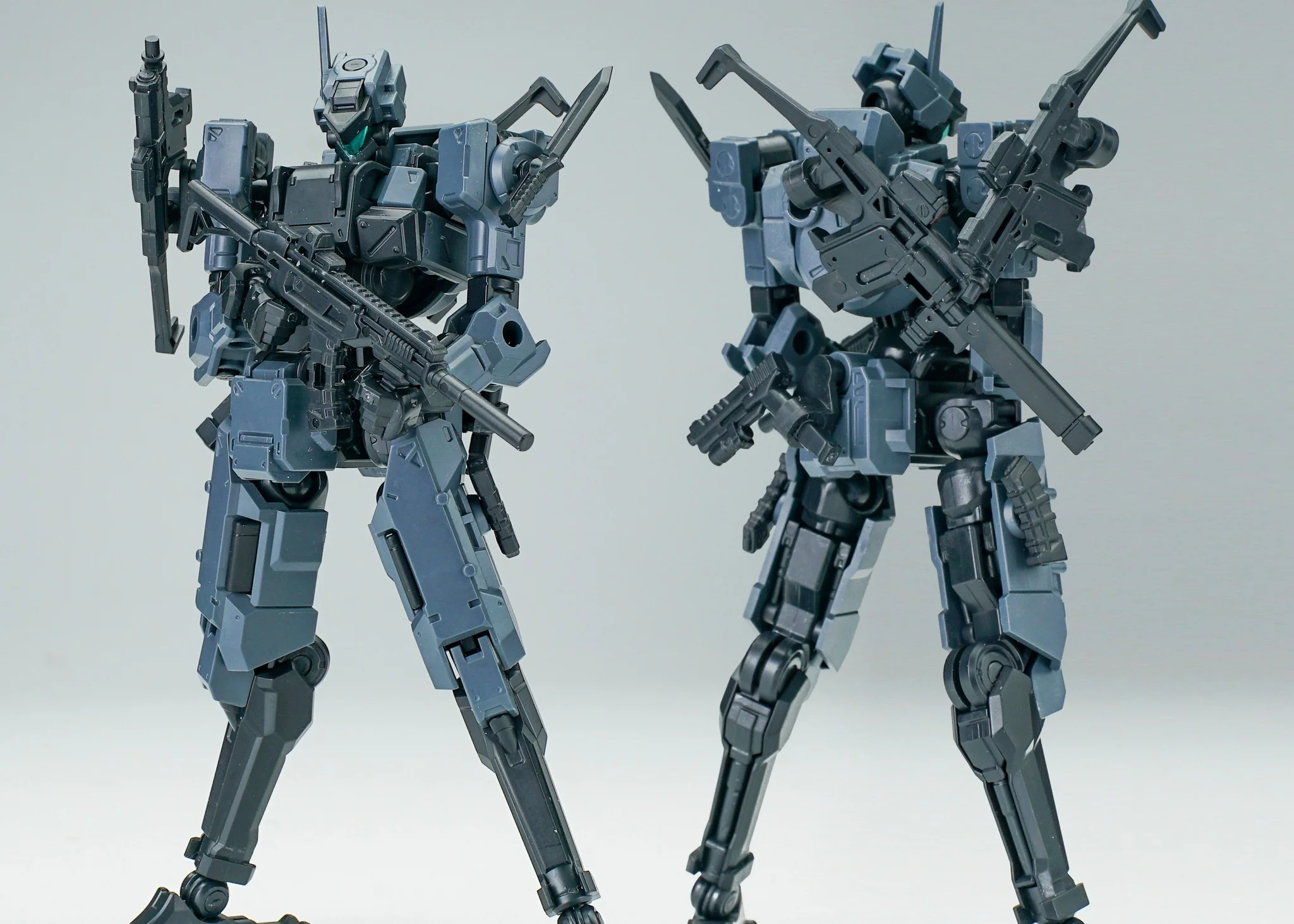 Sheik Mainland 3MIN Project-A 1/18 Fenrir A2 Standard Type Model Kit Blue Pack of 2