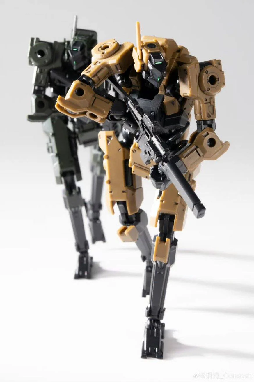 Sheik Mainland 3MIN Project-A 1/18 Fenrir A2 Standard Type Model Kit Yellow - Image 3
