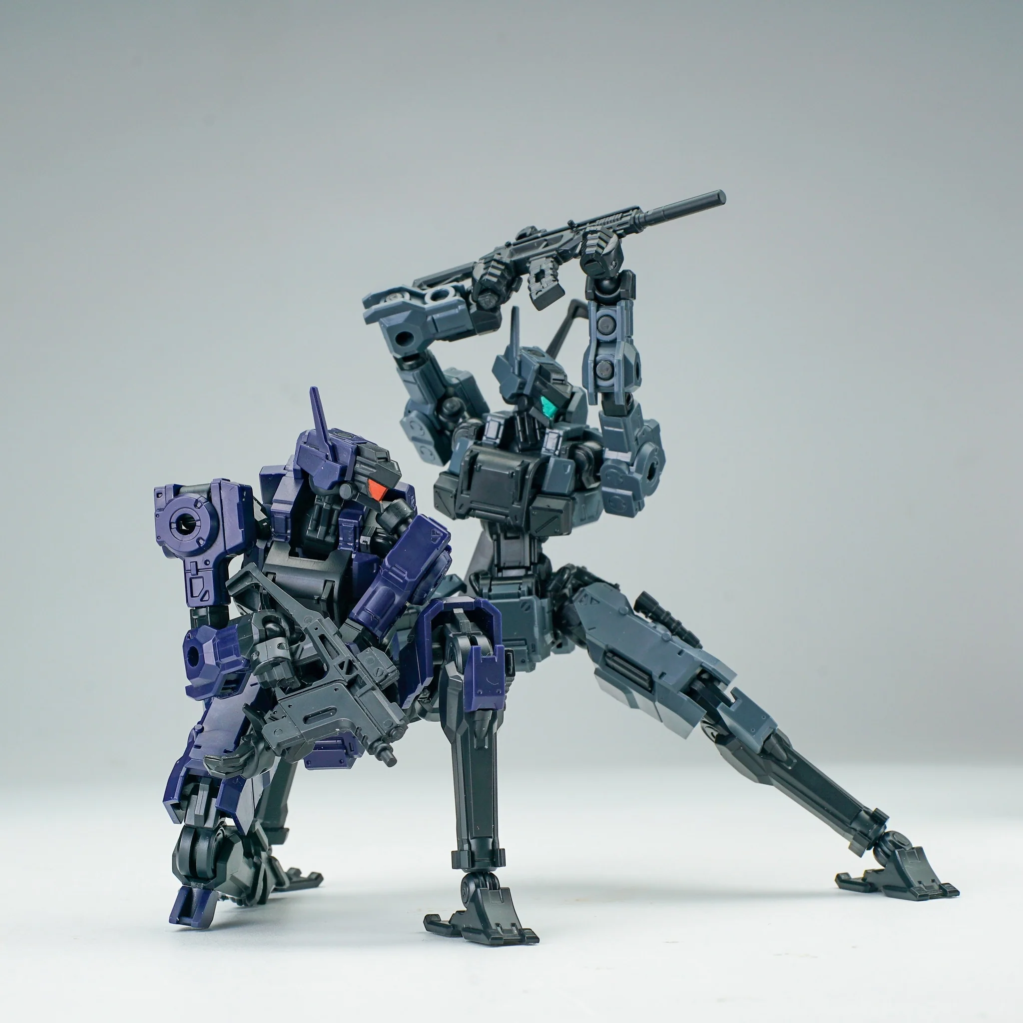 Sheik Mainland 3MIN Project-A 1/18 Fenrir A2 Standard Type Model Kit Blue Pack of 2 - Image 6
