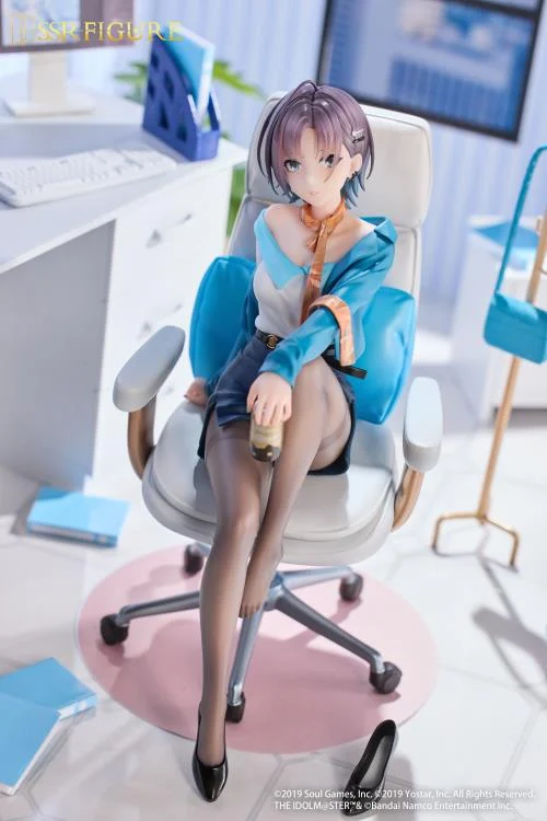 The Idolmaster Shiny Colors x Mahjong Soul SSR Figure Asakura Toru (Leisurely Grace Ver.) 1/7 Scale Figure - Image 3